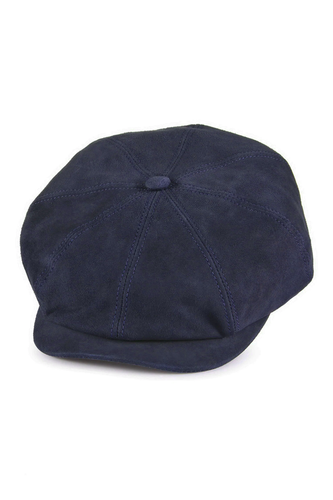 Tremelo Leather Bakerboy Cap Hover Image
