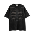 VANCARHELL Skeleton Ribcage T-Shirt