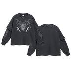 Washed Metal Graphic Long Sleeve