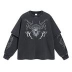 Washed Metal Graphic Long Sleeve