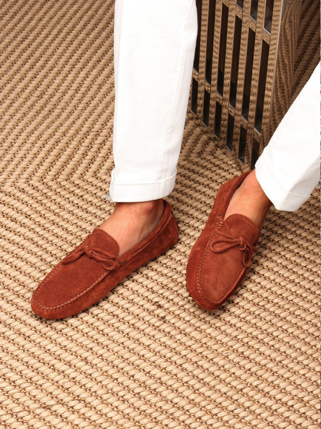 Sienna Suede Driving Shoes Main Image