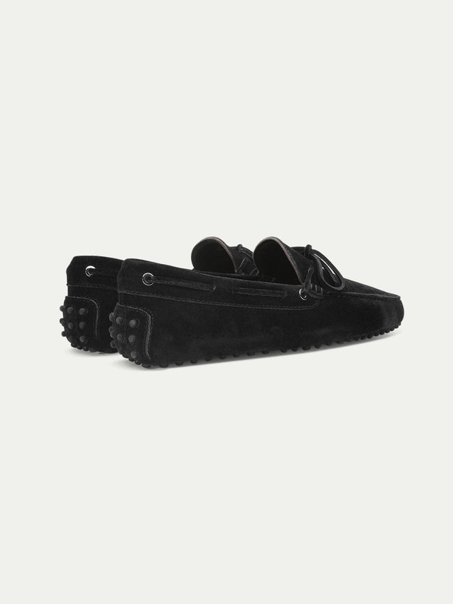 Black Suede Driving Shoes Main Image