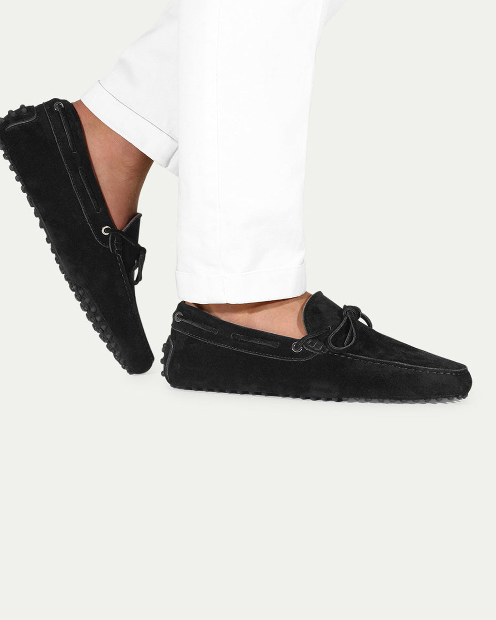 Black Suede Driving Shoes