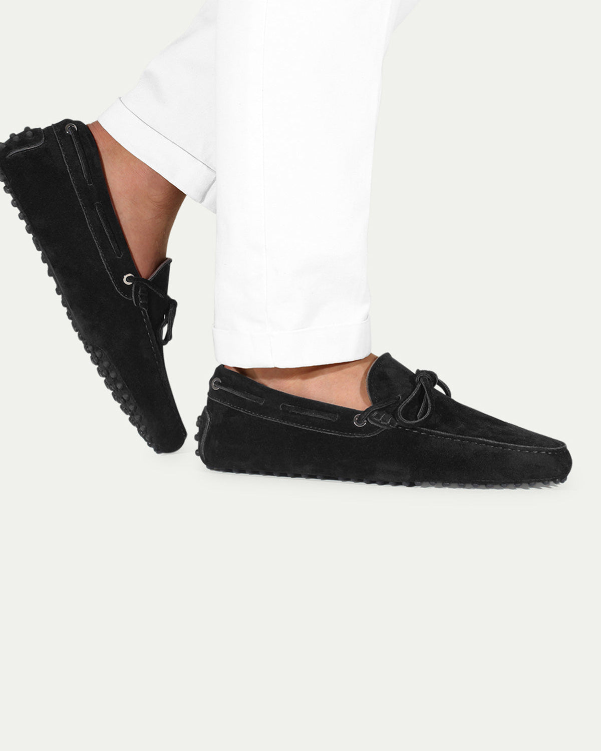 Black Suede Driving Shoes