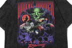 Vintage BLACK AIR 'Grave Digger' Washed Cotton Jersey Graphic T-Shirt