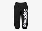Supreme Appliqué Logo Sweatpants Black