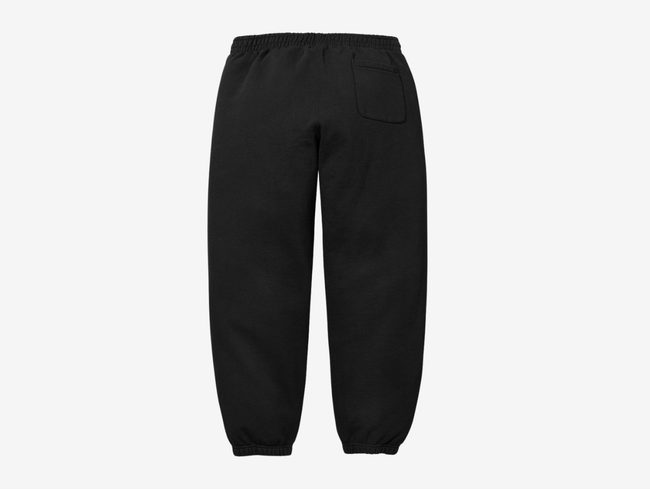 Supreme Appliqué Logo Sweatpants Black Main Image